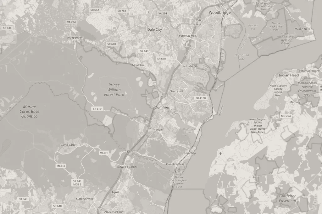 Map of Dumfries