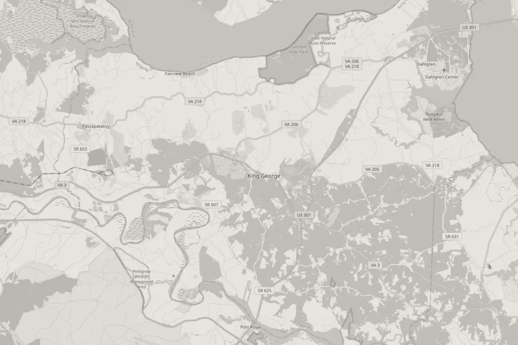 Map of King George